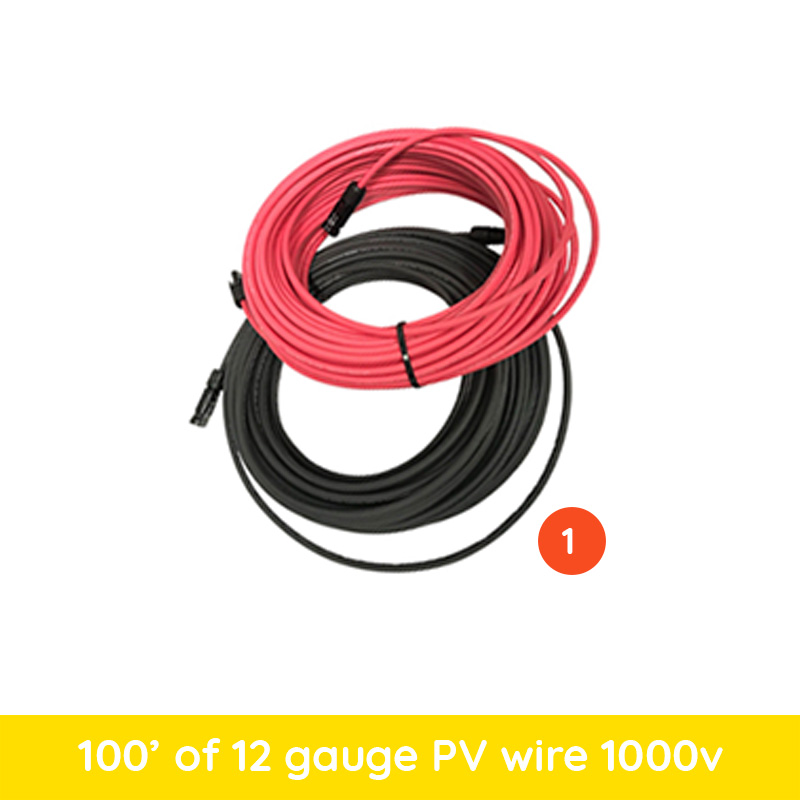 wires for solar installation
