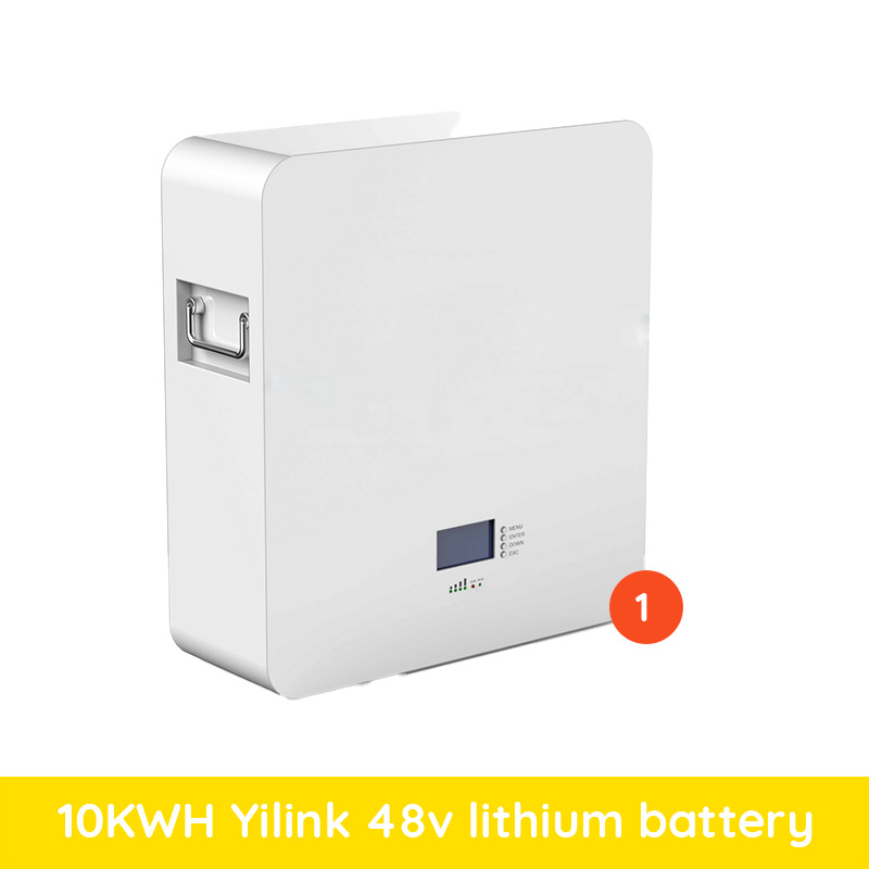 Yilink 48v 10kW lithium solar battery. No logo.